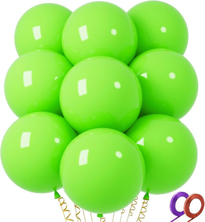 32Pcs Light Green Big Balloons 18 Inch by Qikoolaa