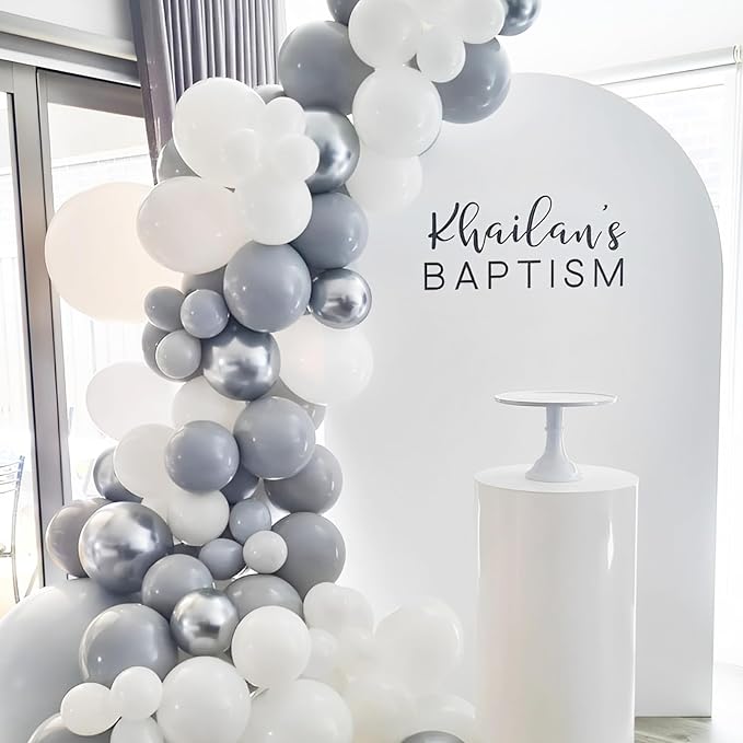 Voircoloria 66pcs Gray Latex Party Balloons, 12inch | - Image 4