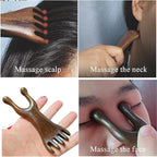 Natural Wooden Nose Guasha Massage Tools Anti-Static, Eyes Facial Wood Gua Sha Tool,face Manual Massager Tool, Multifunctional Handheld Meridians Acupoint Massage Tool,1 Pieces
