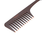 Coconut Oil Infused, Scented Shower Comb, Wide Tooth Comb for Detangling Wet or Dry hair. For All Hair Type