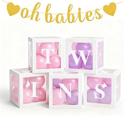 White Twins Party Supplies by Unknown