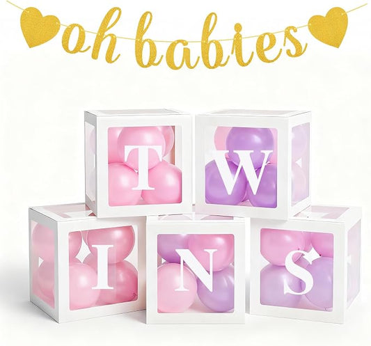 White Twins Party Supplies by Unknown