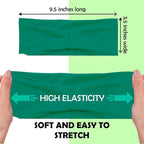 Lotus78, Pack of 8 Wide Headbands for Women Non Slip, Fashionable Sports Hair Bands for Women's Hair, Soft Elastic Stretchy Head Bands, Yoga Workout Headbands for Women Daily Fashion(Smile icon)