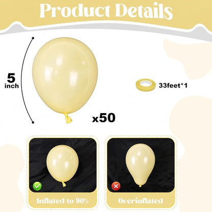 Pastel Yellow Balloons - Image 3