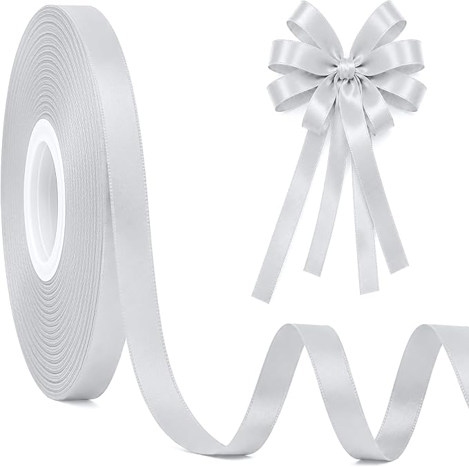 3/8In 30Yards Thin Silver Ribbon by Fullive