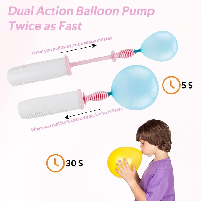 Balloon Pump Hand, Two-Way Dual Action, High Efficiency Manual Balloon Pump - Image 6