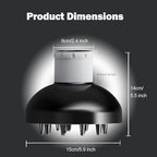 LURA Hair Diffuser For Curly Hair,Diffuser Hair Dryer Attachment,Curly Hair Diffuser,Black Hair Diffuser Attachment For Hair Dryer Nozzles From 1.7 To 2.1