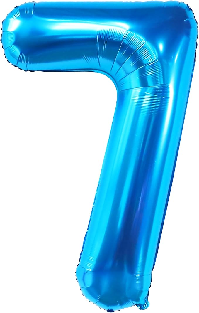 KatchOn Giant Blue Number 7 Balloon - Image 9