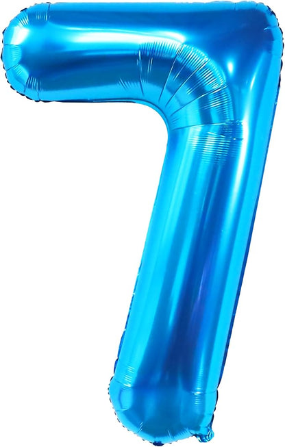 KatchOn Giant Blue Number 7 Balloon - Image 9