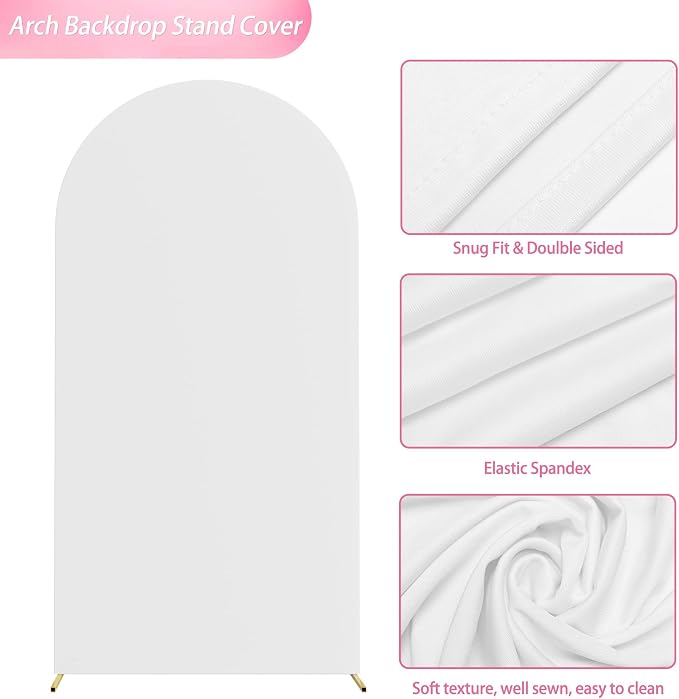 6.6FT Arch Backdrop Stand and Cover Set, Arch Stand - Image 5