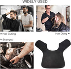 BARBER PRO Salon Cutting Collar, Waterproof Hair Cutting Cape Neck Fitting Accessories, with Adjustable Closure, Non-Slip Neck Wrap for Hairdressing, Hair Dye or Hair Cut -Black