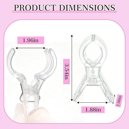 10 Pack Balloon Arch Clips, Large Clear Backdrop Clips - Image 6