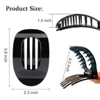 6PCS Flat Hair Clips for Women Fashion Leopard Print Duckbill Hair Claw Clips for Thick Thin Hair French Hair Clip Claw