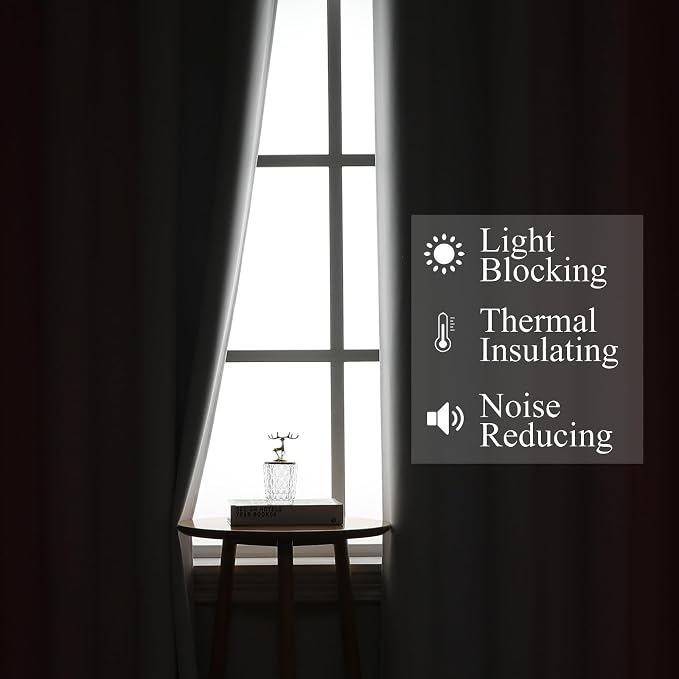 Pink and Greyish White Ombre Blackout Curtains 72 Inch Long - Image 3