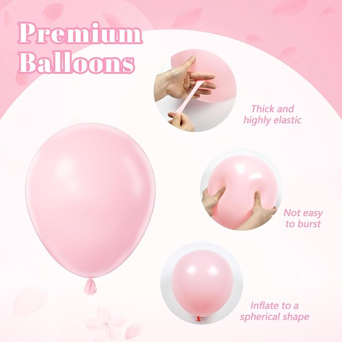 Light Pink and White Balloons - Image 3