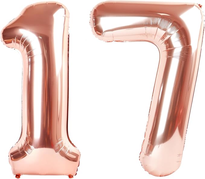 Rose Gold 17 Balloon by IWERP