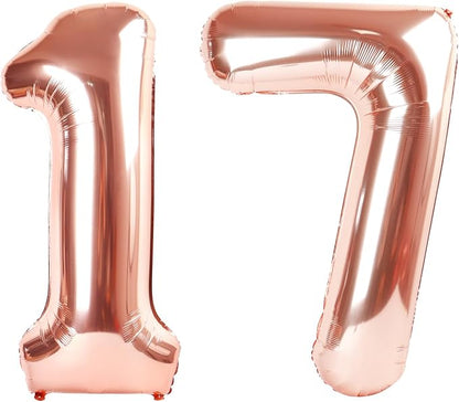 Rose Gold 17 Balloon by IWERP