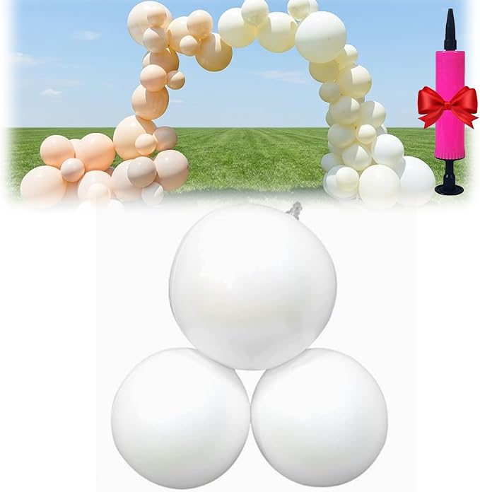 Reusable Inflatable Balloon Garland Arch Kit, 43in/15in Linked Pvc Balloons by Unknown