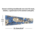DRESHOW Yoga Sports Headbands for Women Girls Elastic Non-Slip Headband Running Workout Hair Bands Accessories