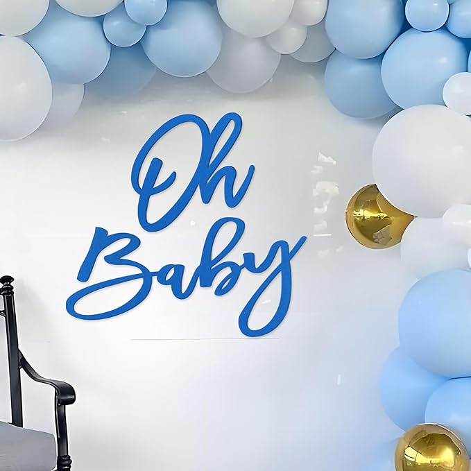 'Oh Baby' Sign for Backdrop by MASTRON