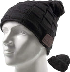 Wireless Beanie Hat for Men Women Wireless Headset Headphones Music Audio Unisex Women Boys Girls Winter Cap with Mic Stereo Speaker Handsfree Outdoor Sports Earphones