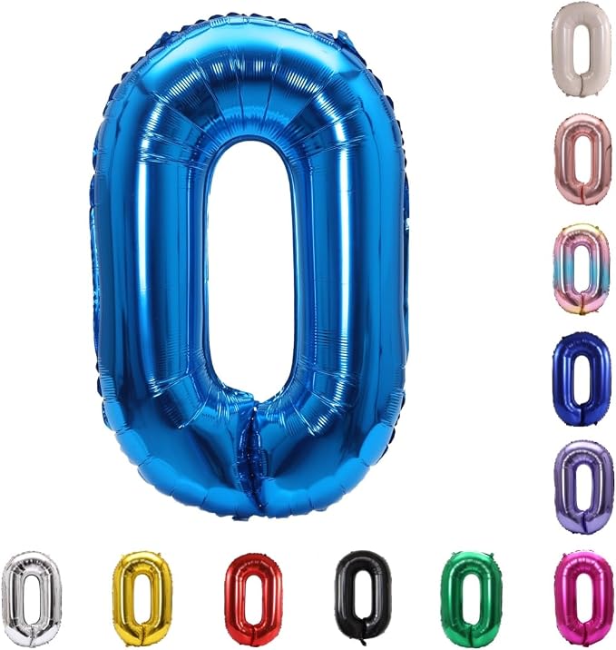 YPSelected 32 Inch Large Foil Helium Number Balloon Birthday Wedding Party 0-9 by YPSelected