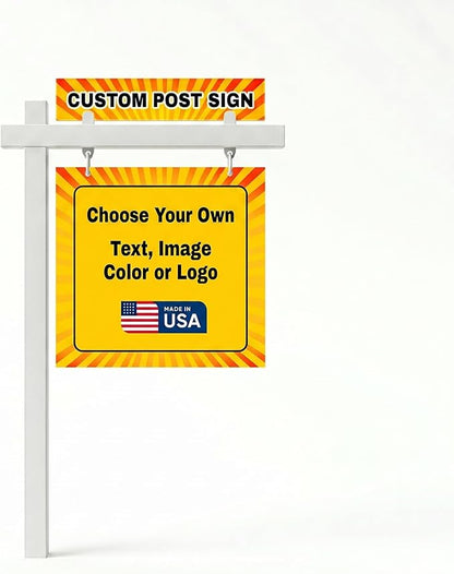Custom Real Estate Sign Post By DC – Yard Sign Holder by DreamController