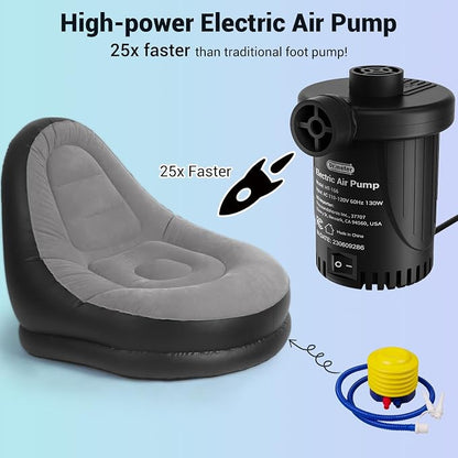 Dr.Meter Air Pump for Inflatables: AC 110V Air Mattress Pump - Image 4