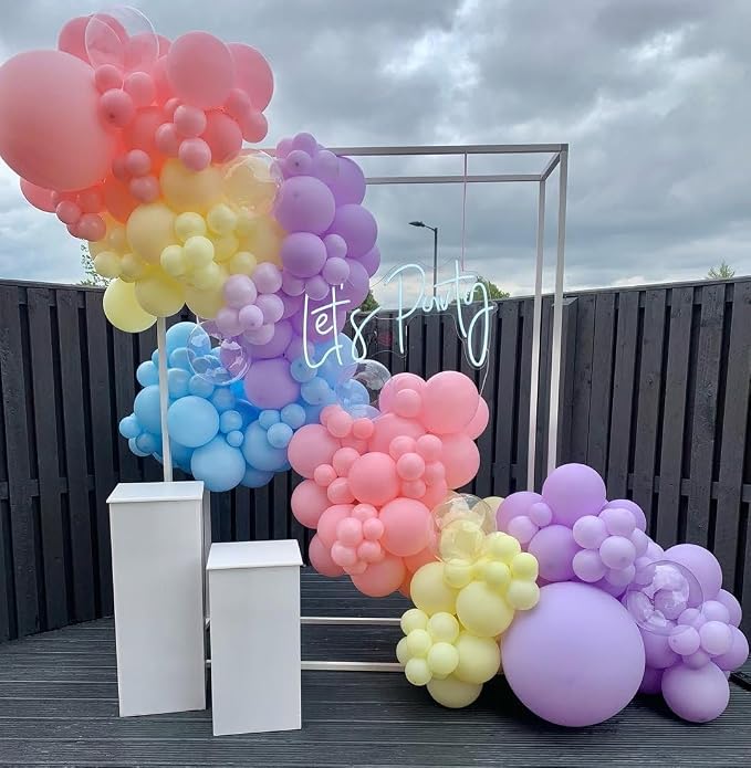 Pastel Balloon Garland Arch Kit - Image 5