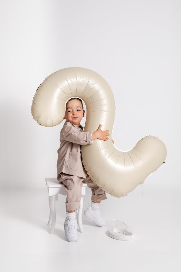 Cream 3 Balloon - Image 7