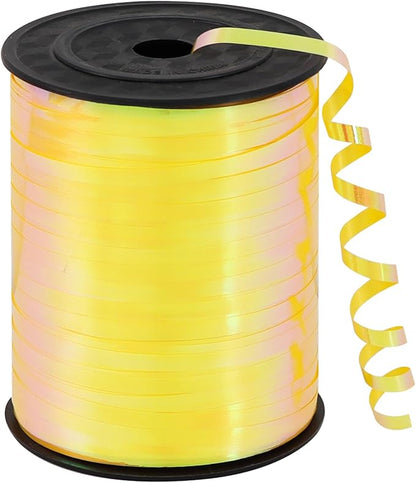 TONIFUL 500 Yards Iridescent Yellow Curling Ribbon Balloon String | Iridescent by TONIFUL