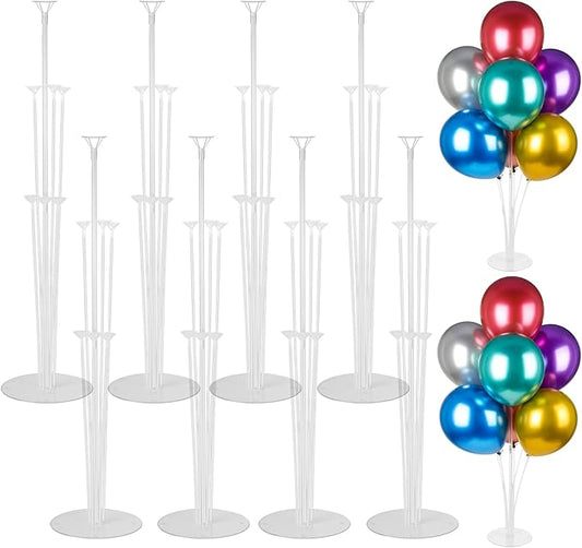 Voircoloria Balloon Stand Kits for Table Birthday Party Decorations, 8 Sets | by Voircoloria