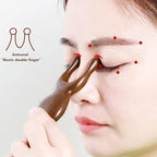 Natural Wooden Nose Guasha Massage Tools Anti-Static, Eyes Facial Wood Gua Sha Tool,face Manual Massager Tool, Multifunctional Handheld Meridians Acupoint Massage Tool,1 Pieces.