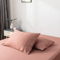 Bella Coterie | Luxury Bamboo Viscose King Size Pillowcase Set | 100% Organically Grown | Ultra Soft | Cooling | 2 Pcs [Raisin]