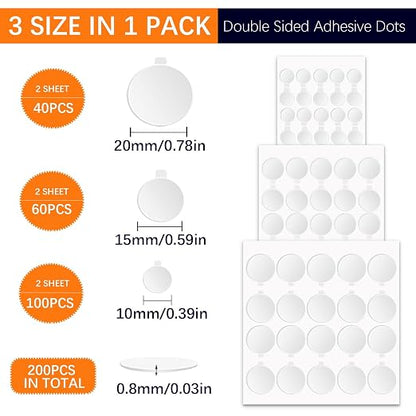 Sticky Dots Double Sided Adhesive Dots Set - Image 2