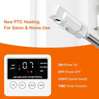 Professional Facial Steamer, Face Steamer Upgrade PTC Heating, Esthetician Steamer Hot Mist Facial Steamer for Salon Spa Beauty