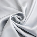 Gray Mulberry Silk Pillowcase King Size for Beauty Sleep - 22 Momme Hypoallergenic Silk Pillowcase for Hair and Skin, Zippered Closure, King Size Pillow Cases,1 Pc 20"x36" (King, Grey)
