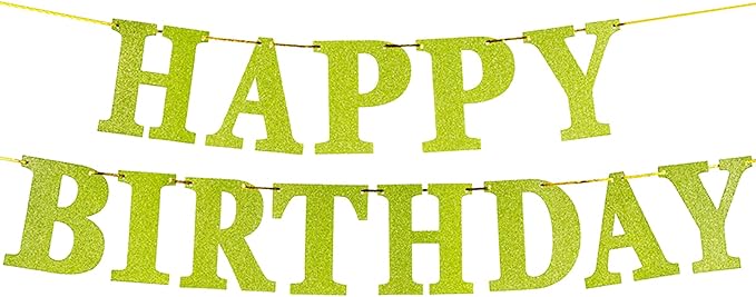 Happy Birthday Banner for Birthday Party Decorations by MEETINGU