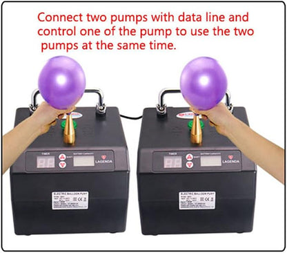 Lagenda Portable Electric Balloon Pump Professional Automatic Modeling Balloon - Image 2