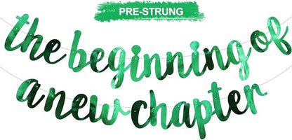 BEISHIDA Bright Green Pre-Strung The Beginning of A New Chapter Banner | by Beishida