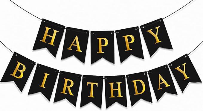 Happy Birthday Banner Birthday Party Banner NO DIY Happy Birthday Sign | by KINGLAKEGARDEN