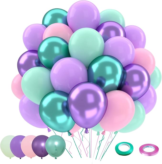 Patimate Mermaid Party Balloons Set by PatimateDirect