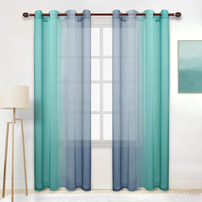 DWCN Ombre Sheer Curtains - Image 7