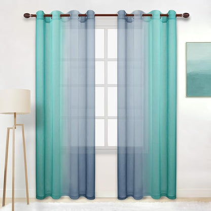 DWCN Ombre Sheer Curtains - Image 7