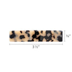 Ivory Tortoise Hair Barrette for Thin Hair, Classic Rectangle French Barrette for Women, Lightweight and Comfortable, Strong Hold, Ivory Tokyo | France Luxe