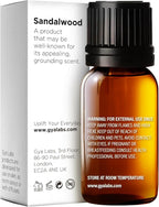Gya Labs Sandalwood Essential Oil - 0.34 Fl Oz - for Hair, Skin, Diffuser, Aromatherapy & DIY Candle Making Scent