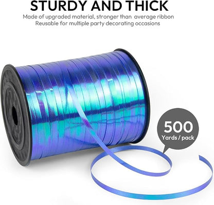 500 Yards Curling Ribbon for Gift Wrapping, 3/16" Balloon String for Christmas - Image 2