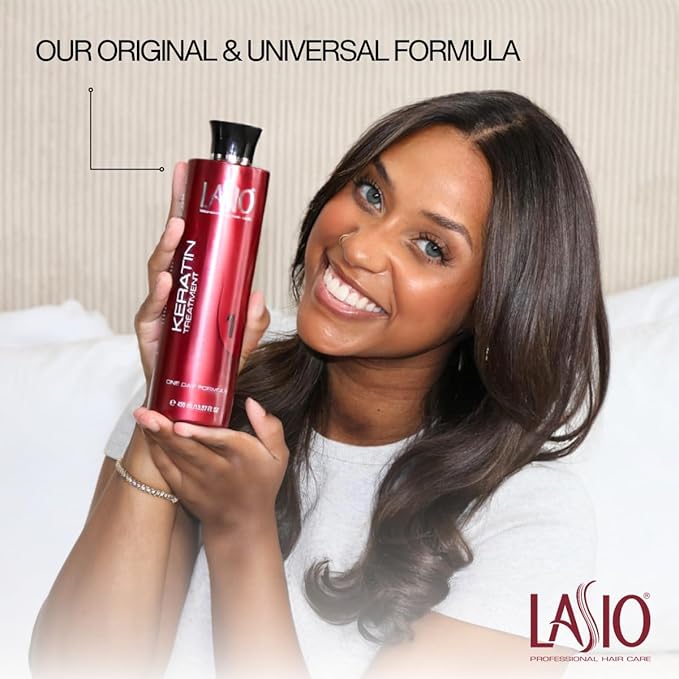 Lasio Keratin One Day Treatment – Frizz Elimination, Smoothing & Strengthening keratin hair treatment | Reduce 100% OF Frizz | Professional Salon Grade Formula | 15.87 FL oz
