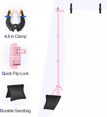 EMART Backdrop Stand 10x7ft Photo Studio Adjustable Background Stand Support kit - Image 4
