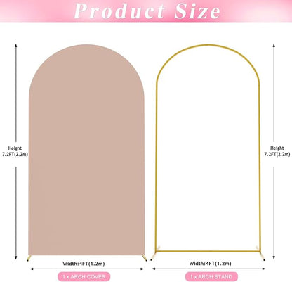 7.2FT Arch Backdrop Stand and Cover Set, Arch Stand - Image 2